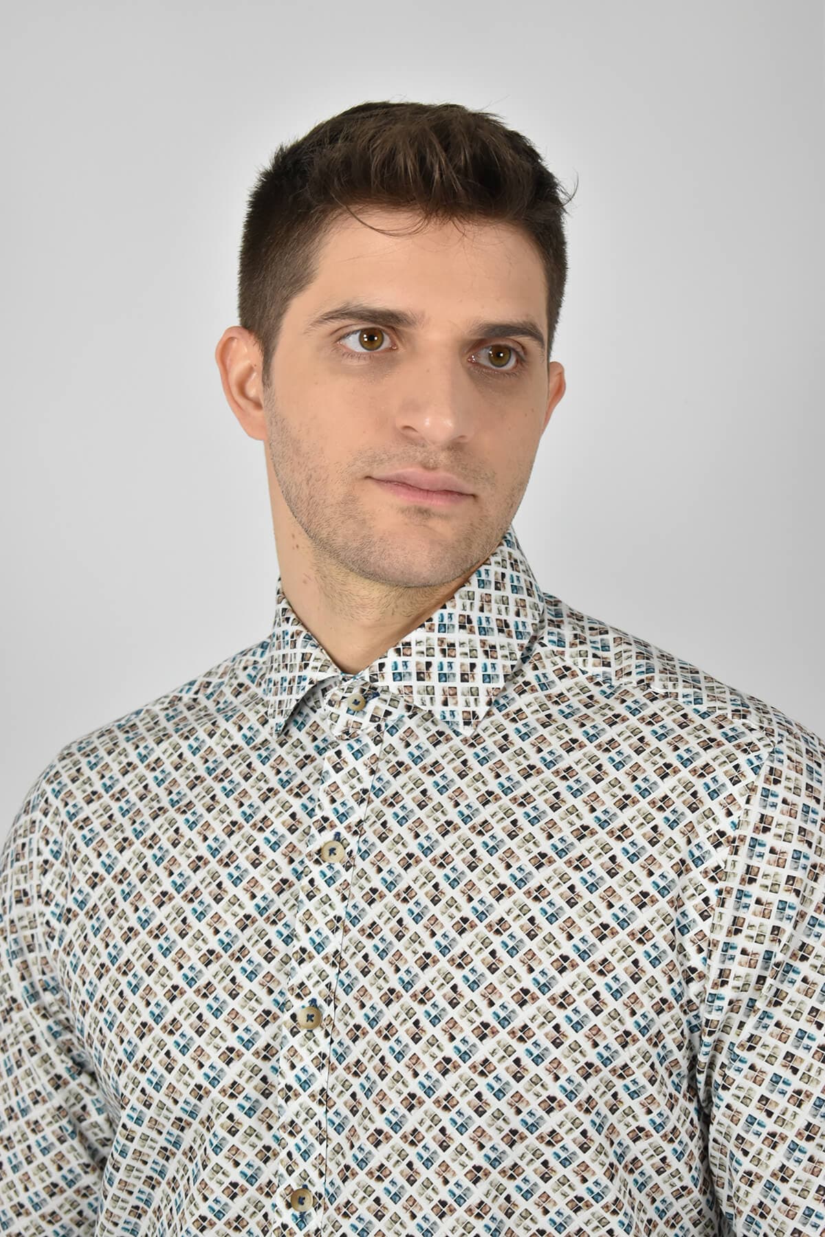 Brand's Πουκάμισο Με Γεωμετρικό Σχέδιο