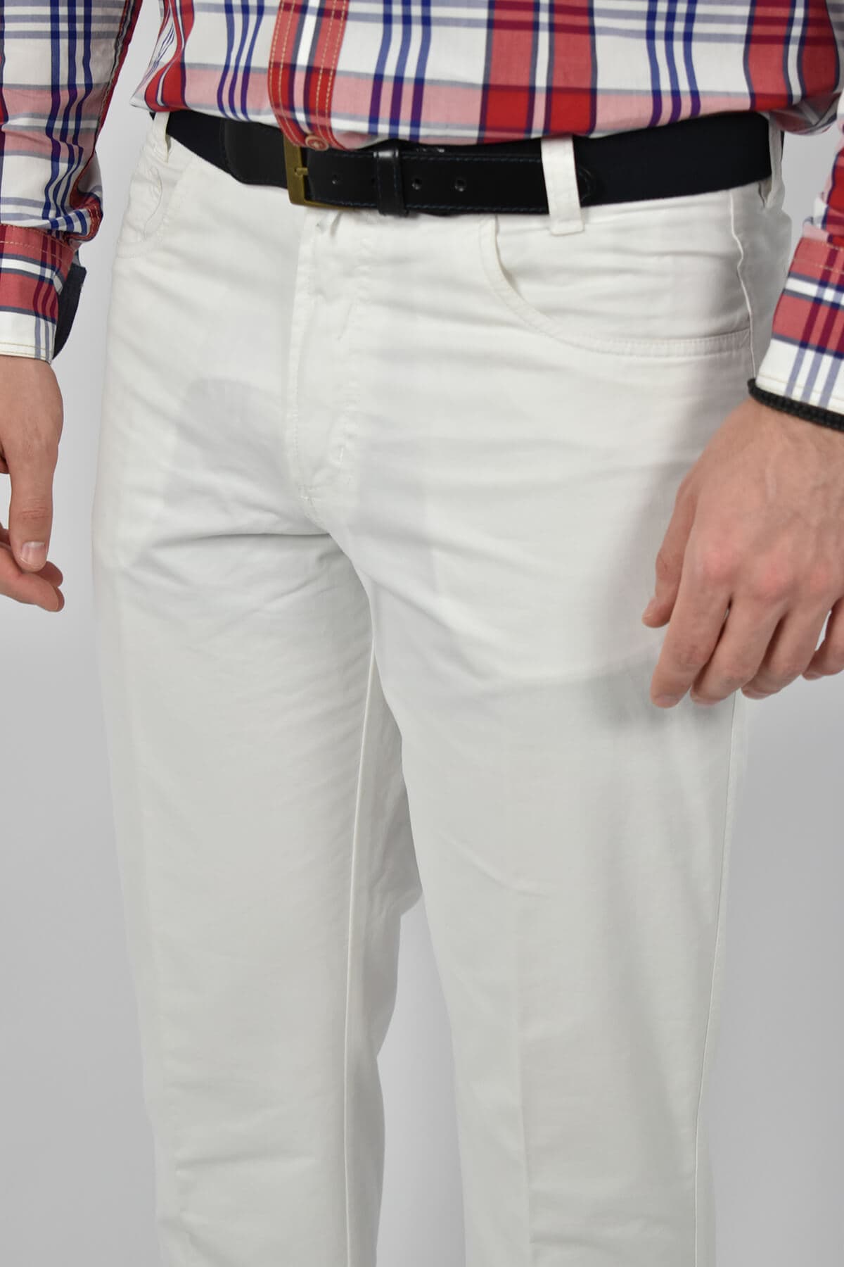 Men's Chino Pants Calamar White