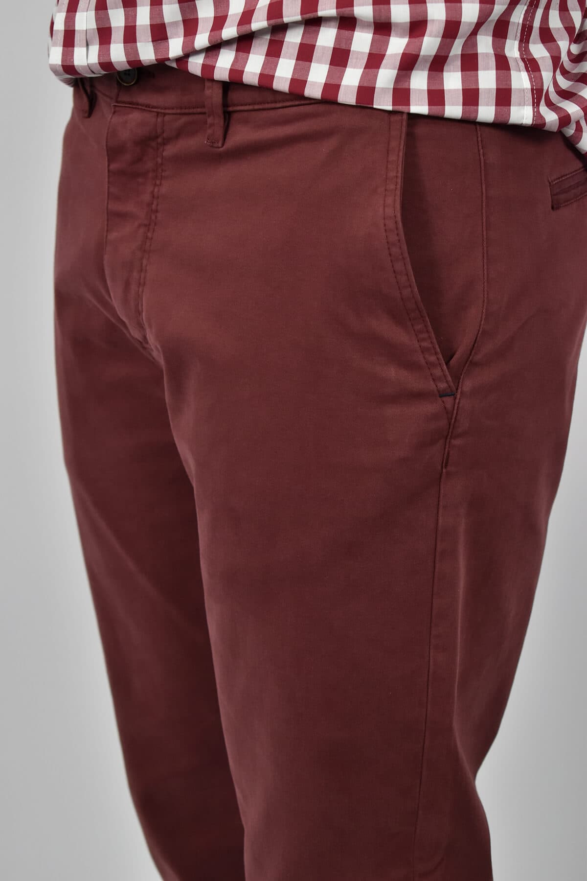 Men's Chino Pants Red Wave Red