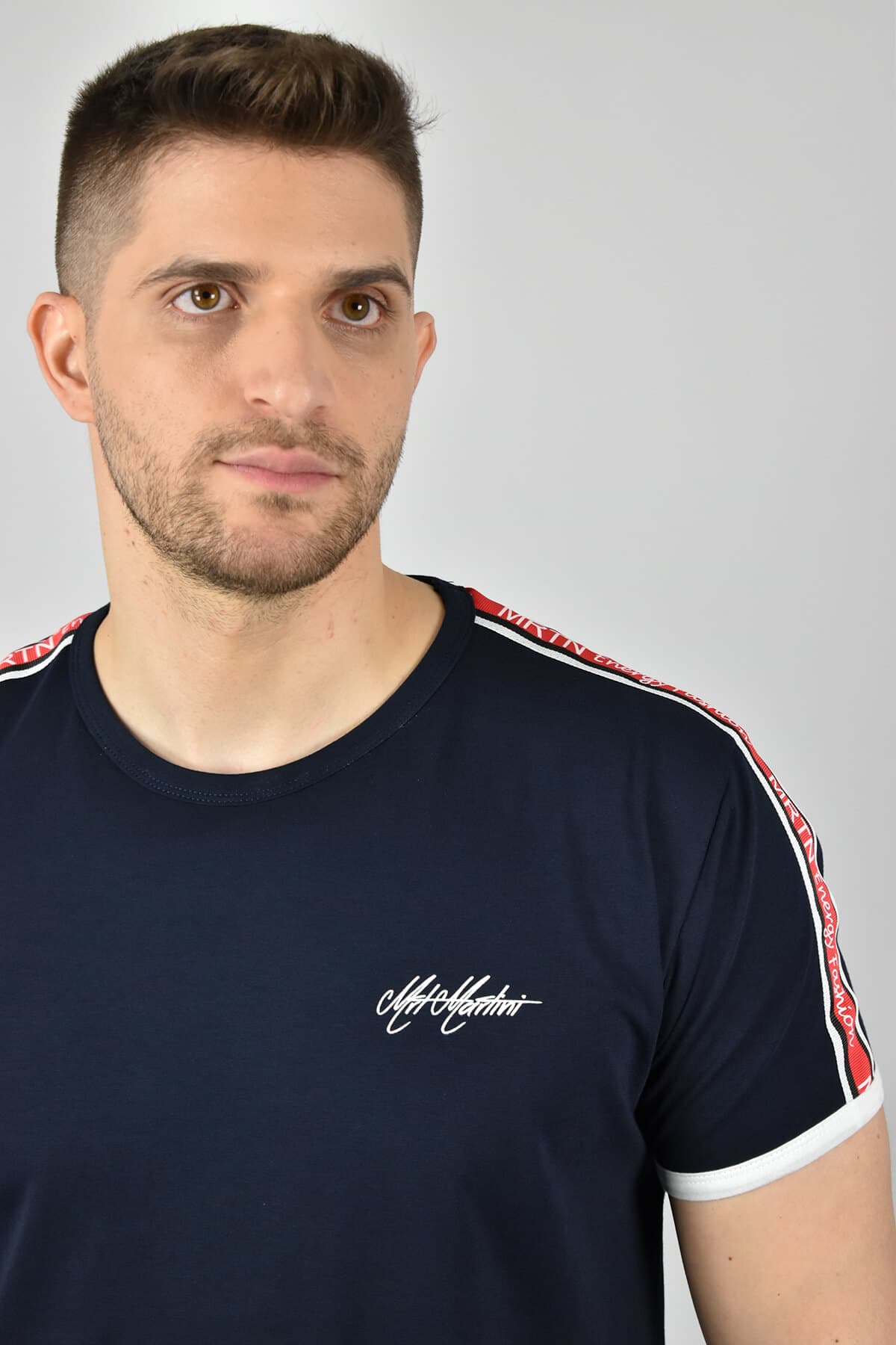 MRT Martini T-shirt Με Ρίγες - Σκούρο‌‌ μπλε - 70687