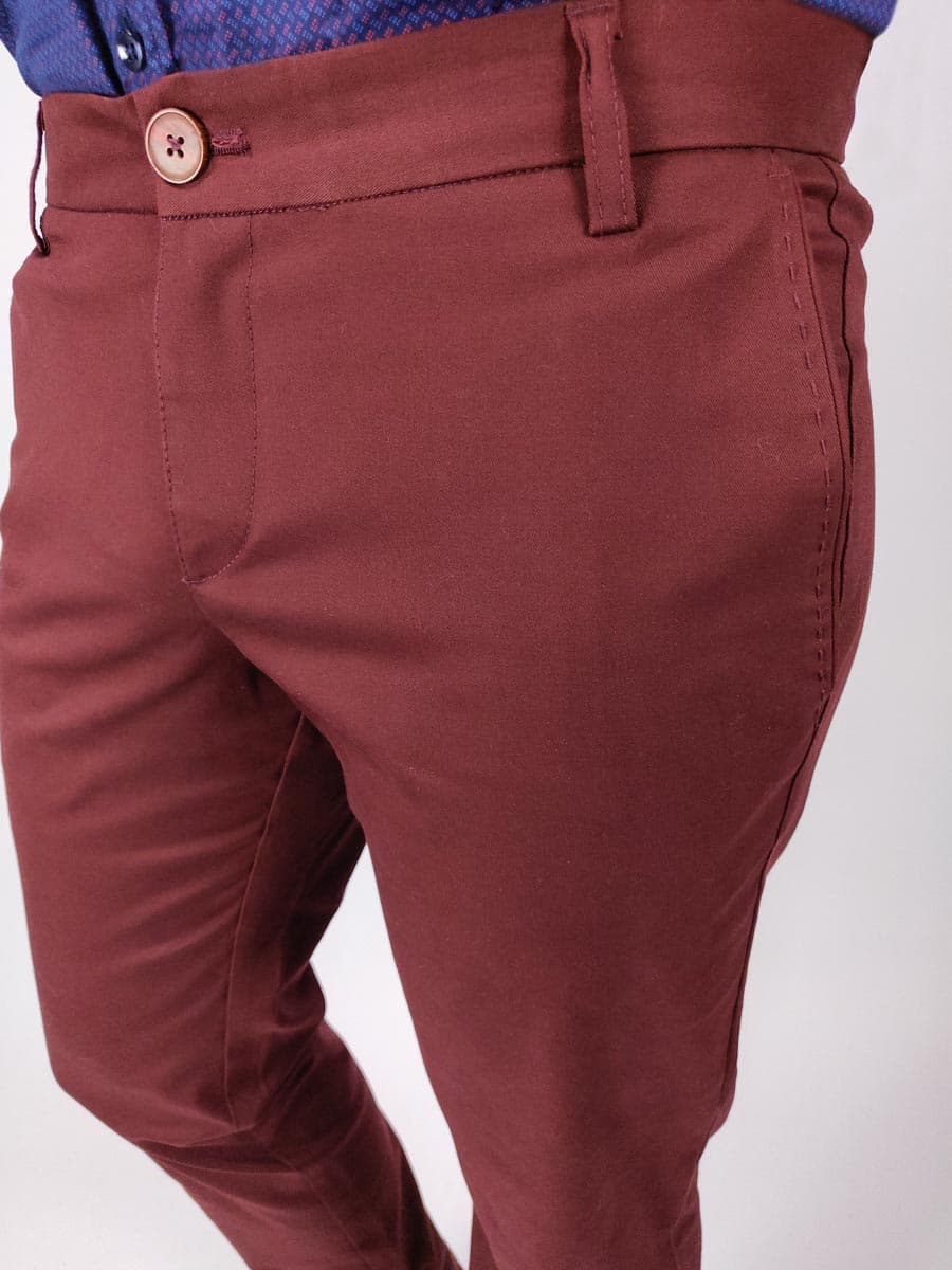 Men's Chino Pants Gio.S Red