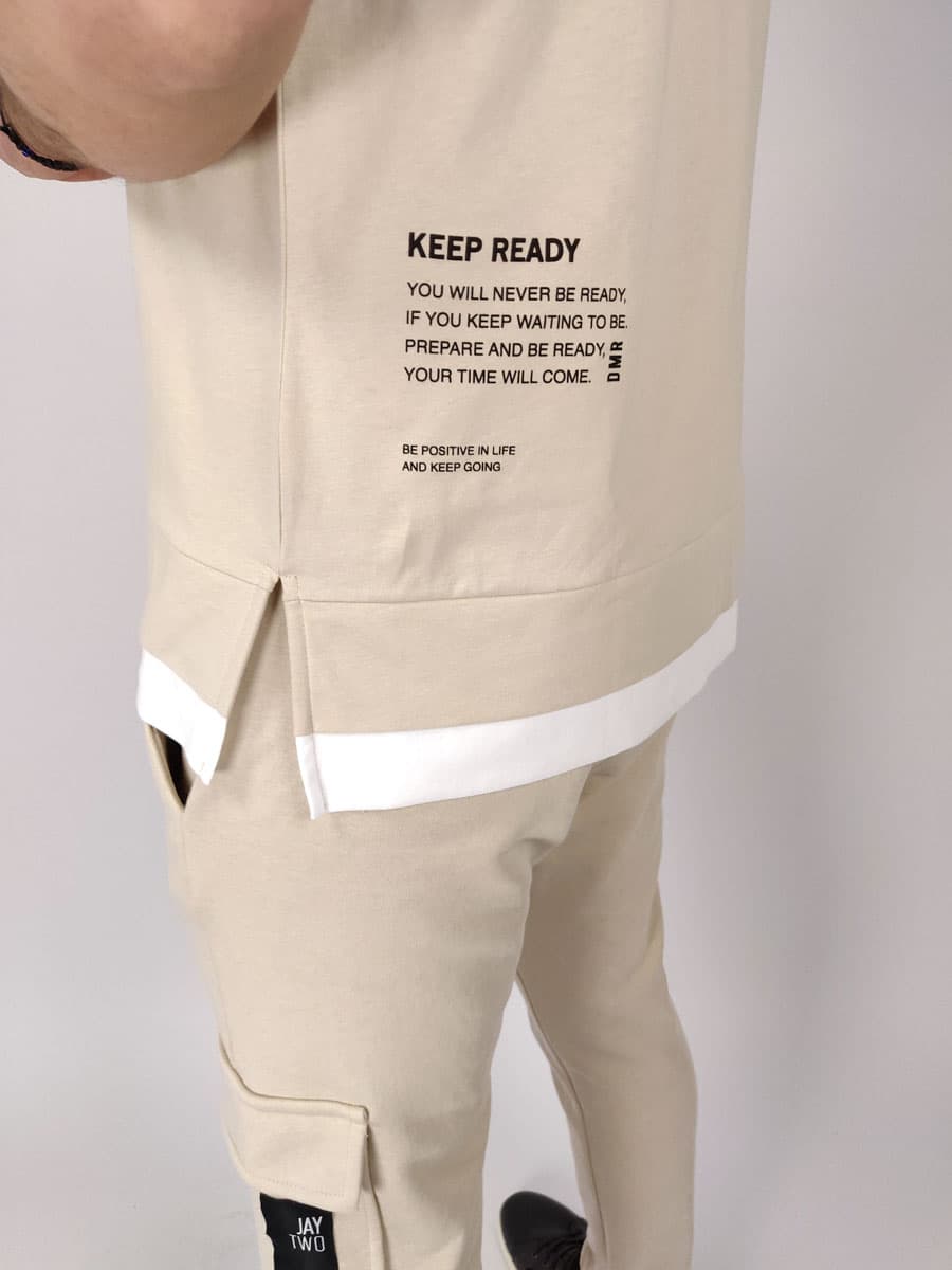 J-2 T-Shirt Oversized Με Στάμπα Logo