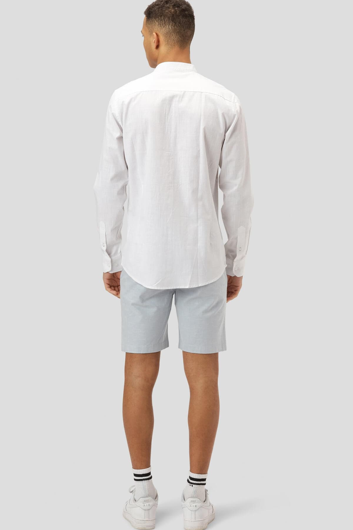 Marcus Πουκάμισο Woody Stand Solid LS