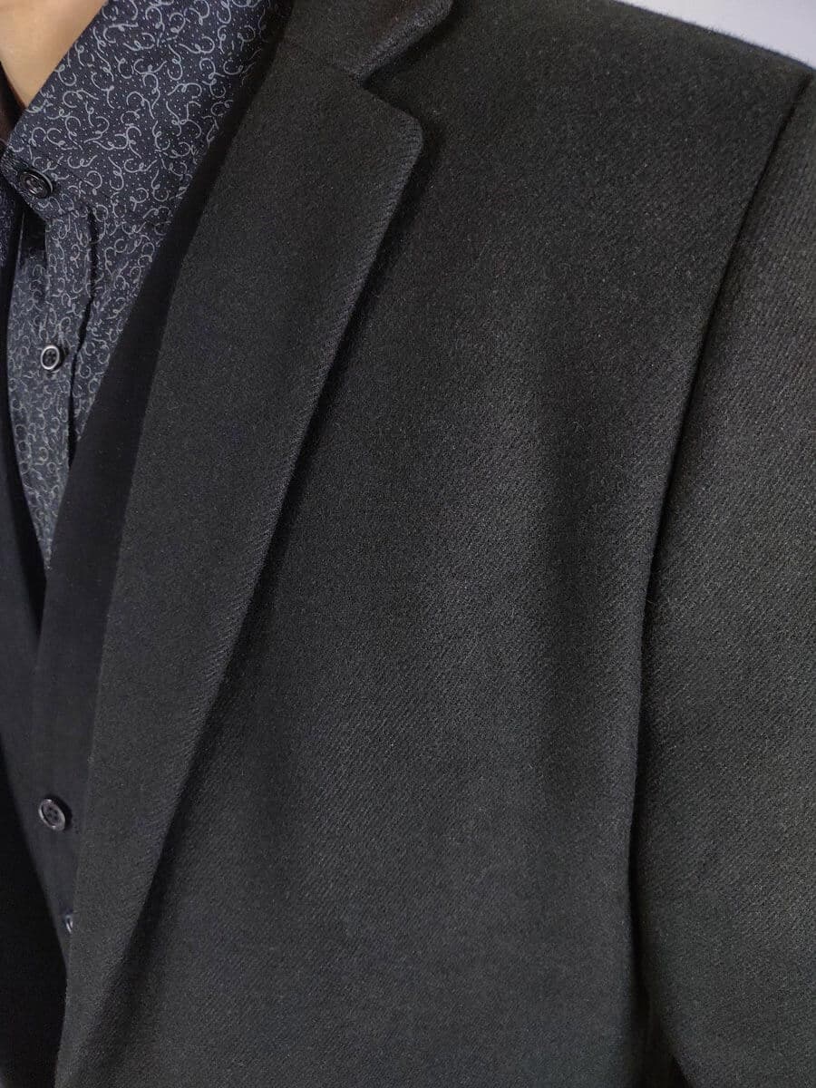 Leonardo Uomo Παλτό Γκρι Slim Fit