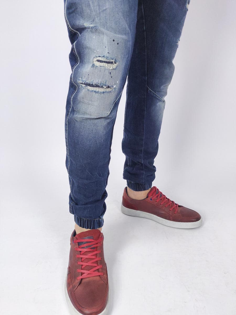 2Gether Τζιν Με Λάστιχο - Σκούρο‌‌ μπλε - 340A