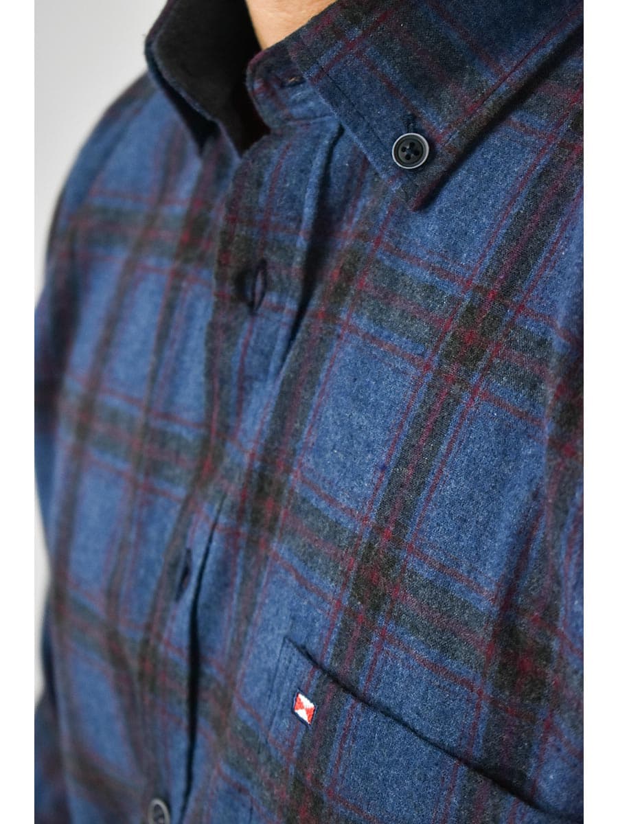 Antonio Morello Καρό Πουκάμισο Από Φανέλα