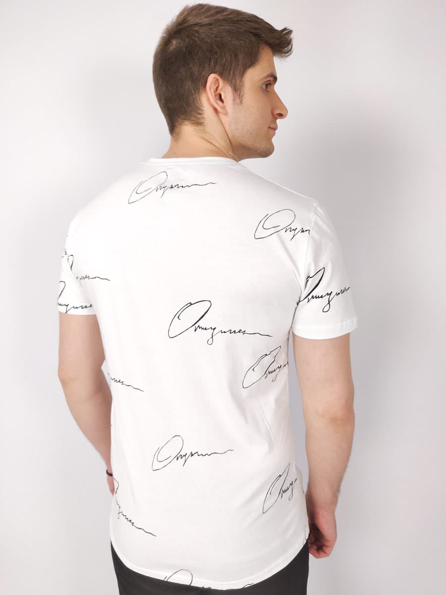 Clever T-Shirt Με Τύπωμα Σε όλη Τη Μπλούζα