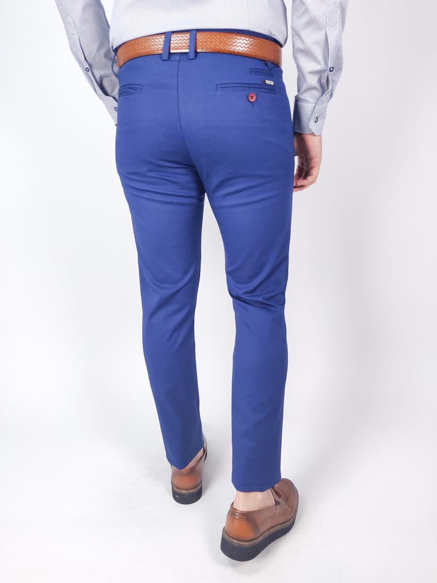 Men's Chino Pants Dellinger Man Blue