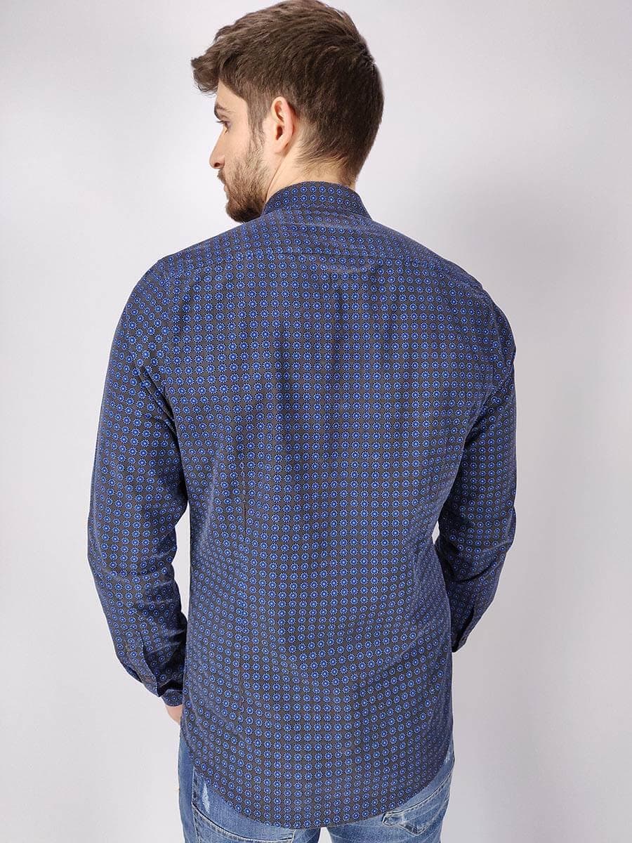 Olymp Πουκάμισο Φανέλα Με Μικροσχέδιο