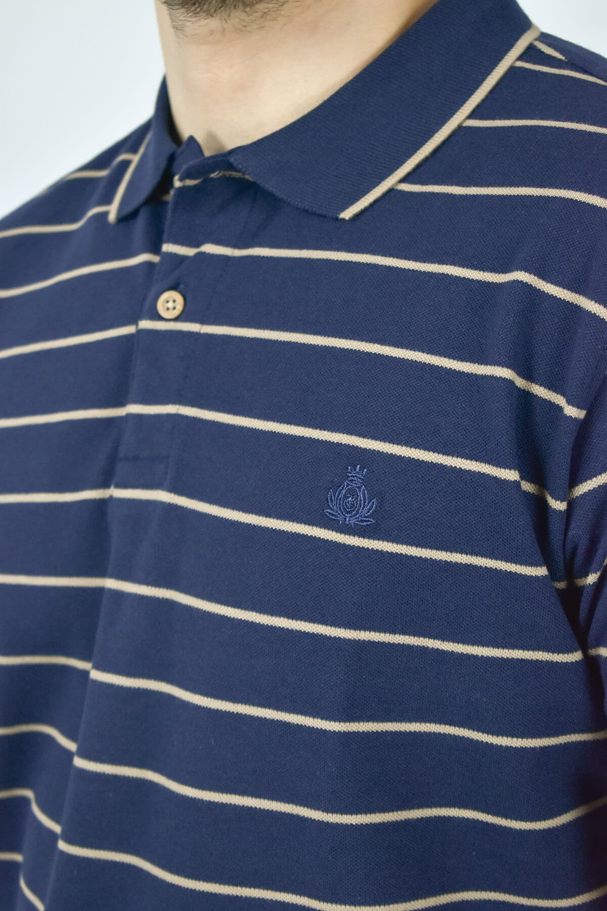 Visconti Μπλούζα Πόλο Με Ρίγες - Σκούρο‌‌ μπλε - 2708