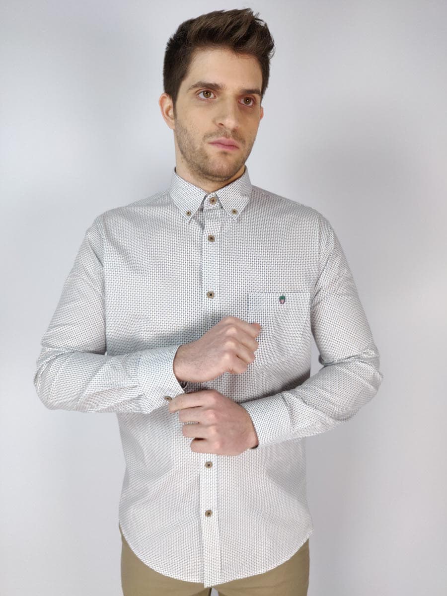 Visconti Πουκάμισο Με Μικροσχέδιο