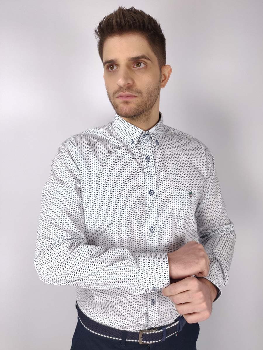 Visconti Πουκάμισο Με Σχέδιο