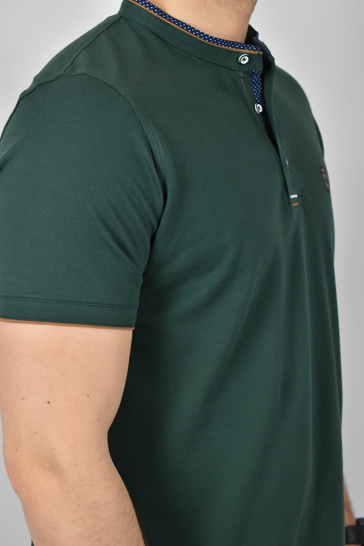 Side Effect Μπλούζα Πόλο Με Μάο Γιακά