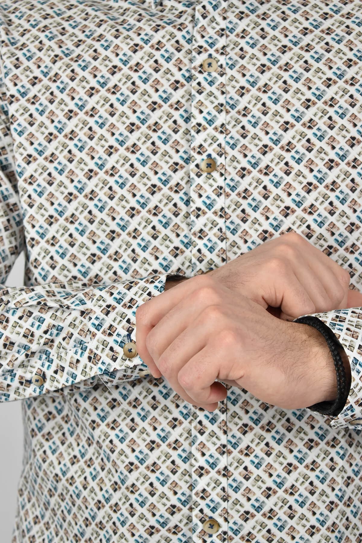 Brand's Πουκάμισο Με Γεωμετρικό Σχέδιο