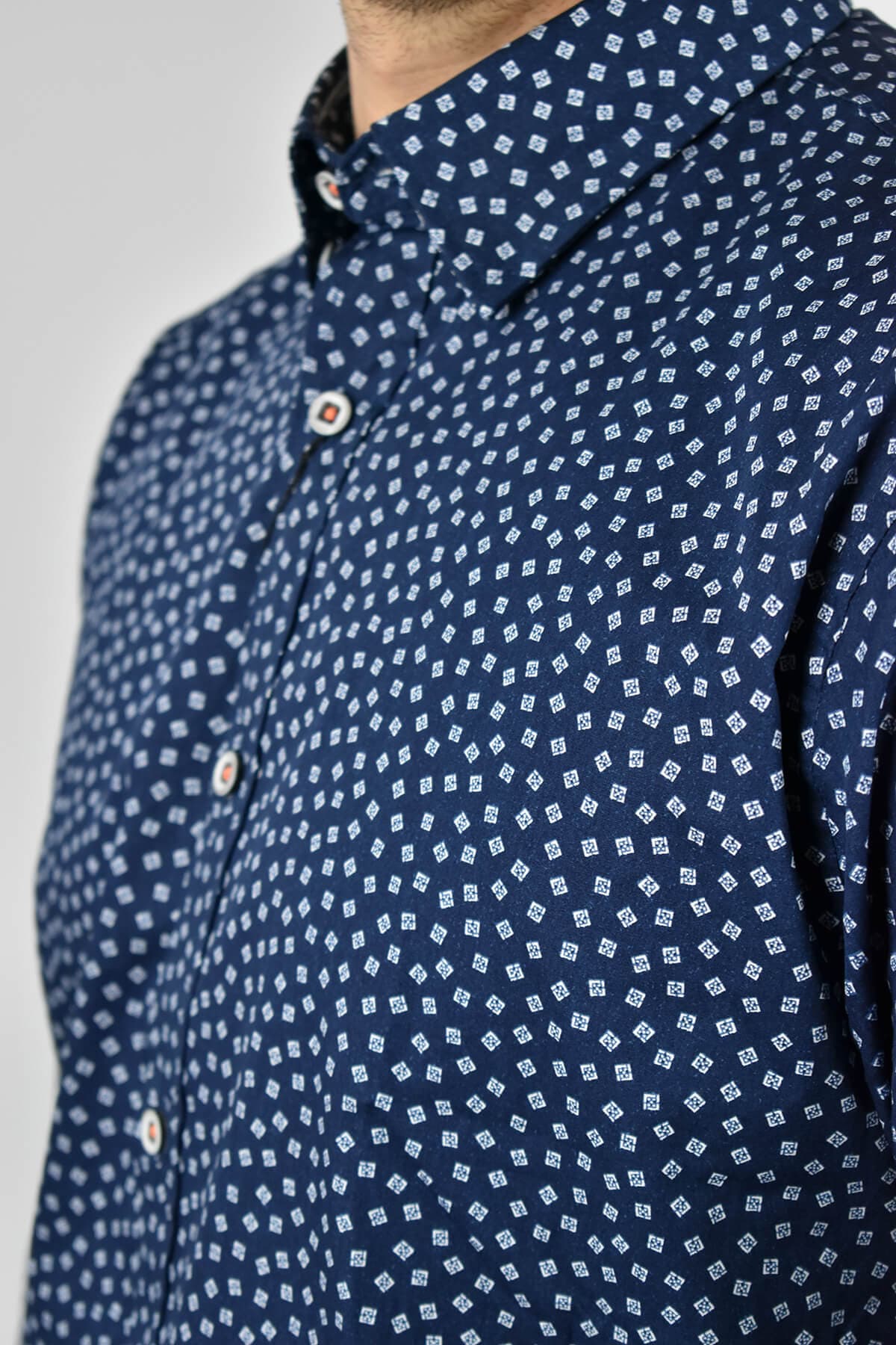 Visconti Πουκάμισο Με Σχέδιο - Σκούρο‌‌ μπλε