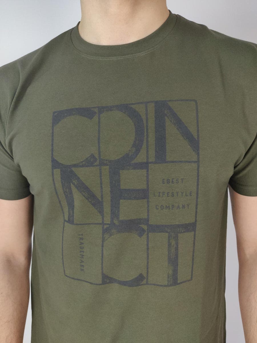 Everbest T-Shirt Με Στάμπα Logo.