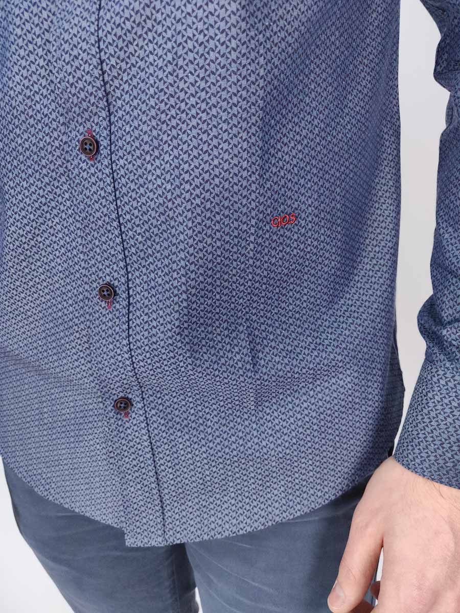 GioS Πουκάμισο - Σκούρο‌‌ μπλε - 9504