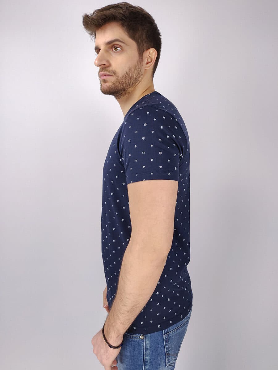 Petrol Industries T-Shirt - Σκούρο‌‌ μπλε