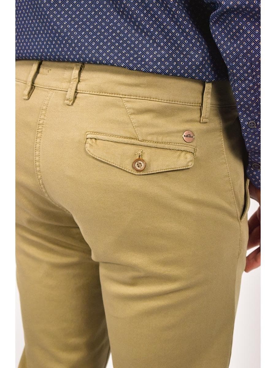 Men's Chino Pants Red Wave Beige