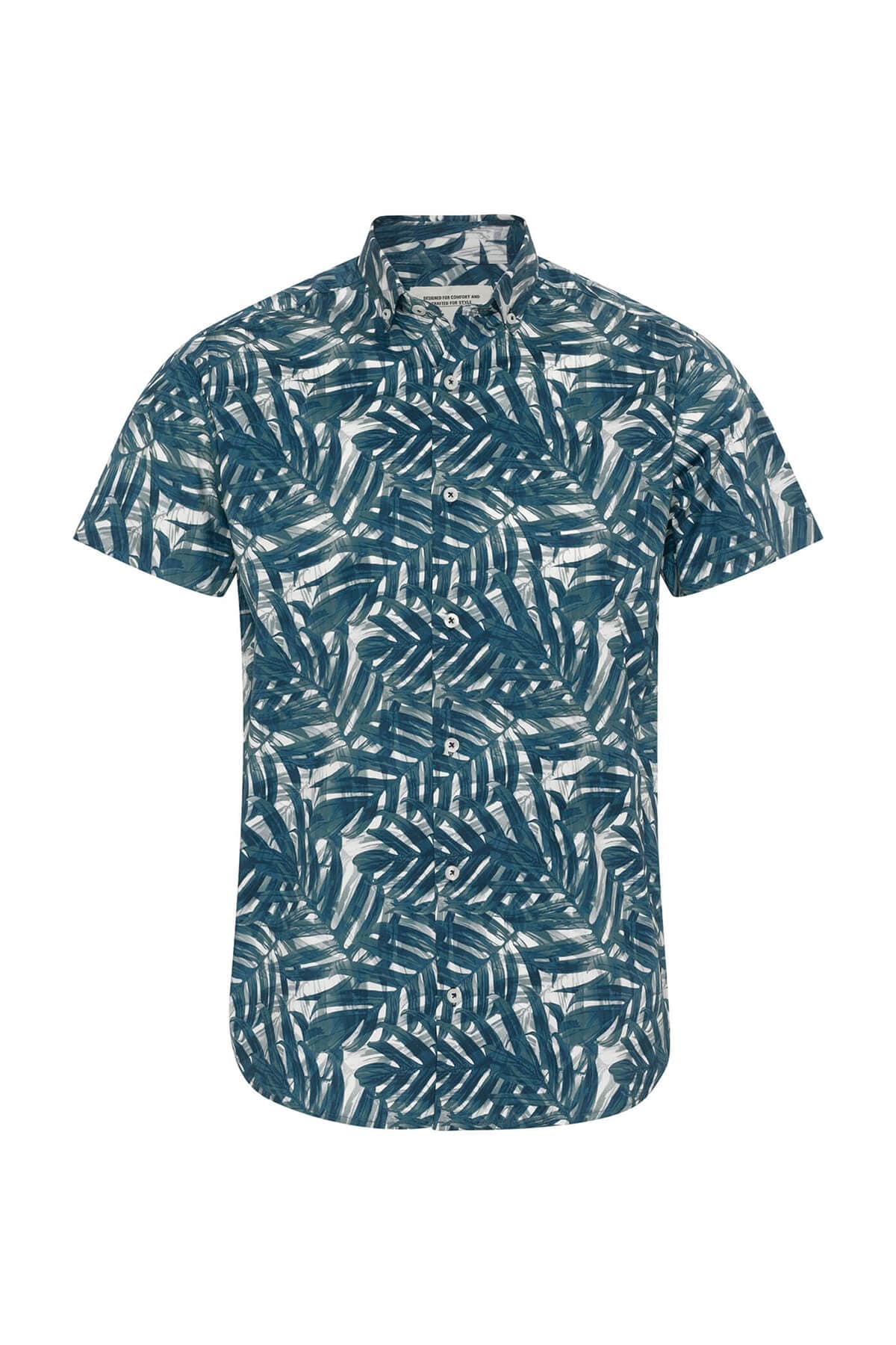 Marcus Πουκάμισο Floral Nigel - Σκούρο‌‌ μπλε