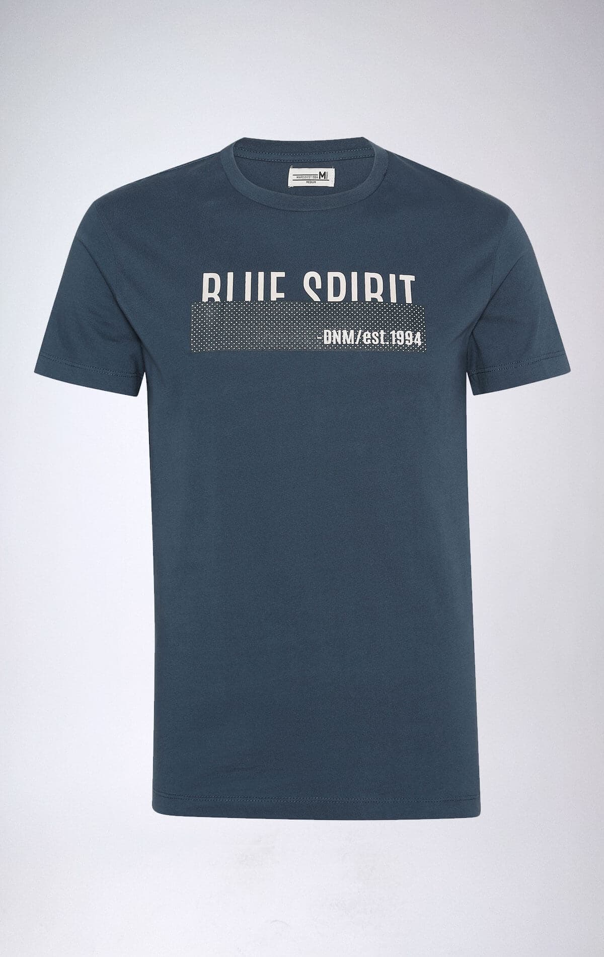 Marcus T-Shirt Με Στάμπα - Μπλε - 28200337 LEYLAND