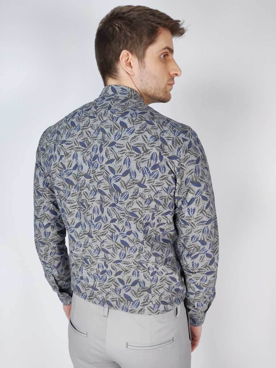 Marcus Πουκάμισο Floral - Γκρι - 31200168 WILLUM