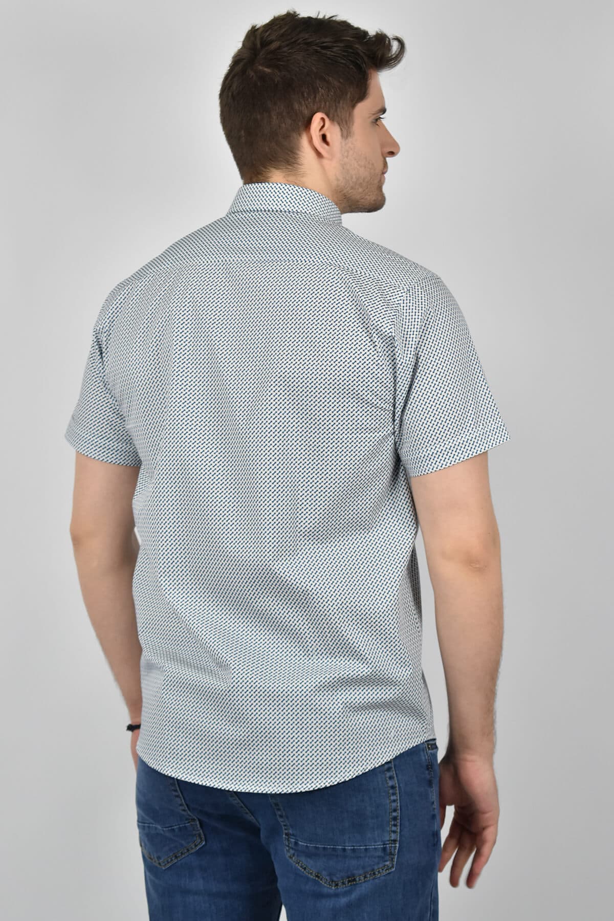 Visconti Πουκάμισο Με Μικροσχέδιο Και Τσέπη