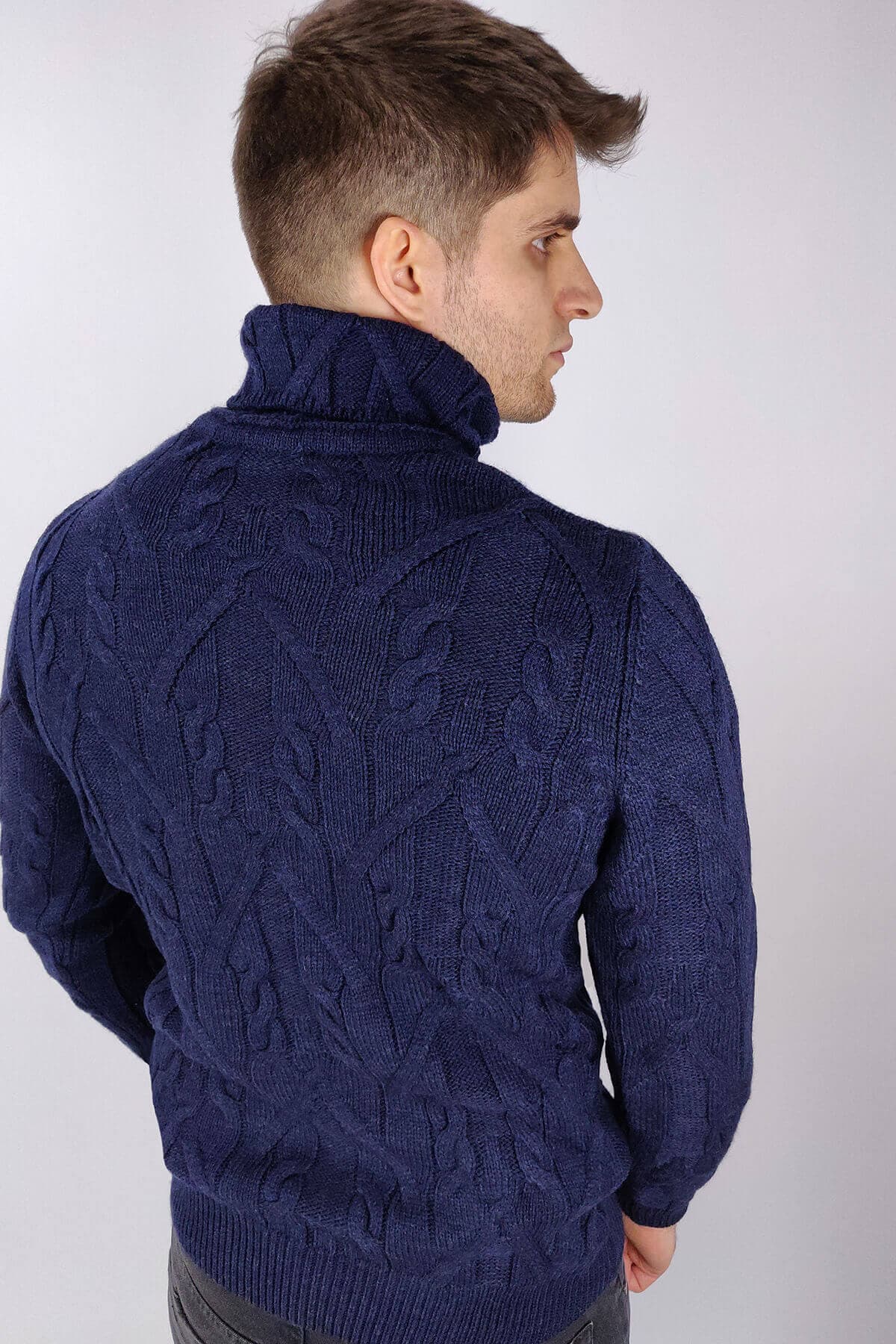 Sportswear Πλεκτό Ζιβάγκο - Σκούρο‌‌ μπλε - 5234