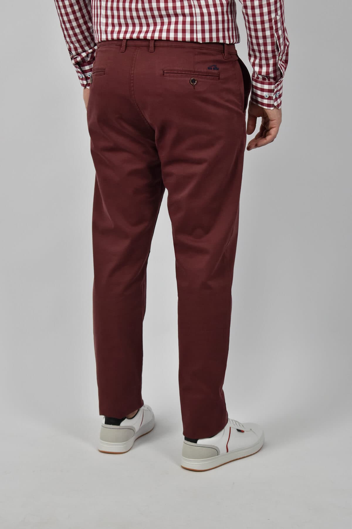 Men's Chino Pants Red Wave Red