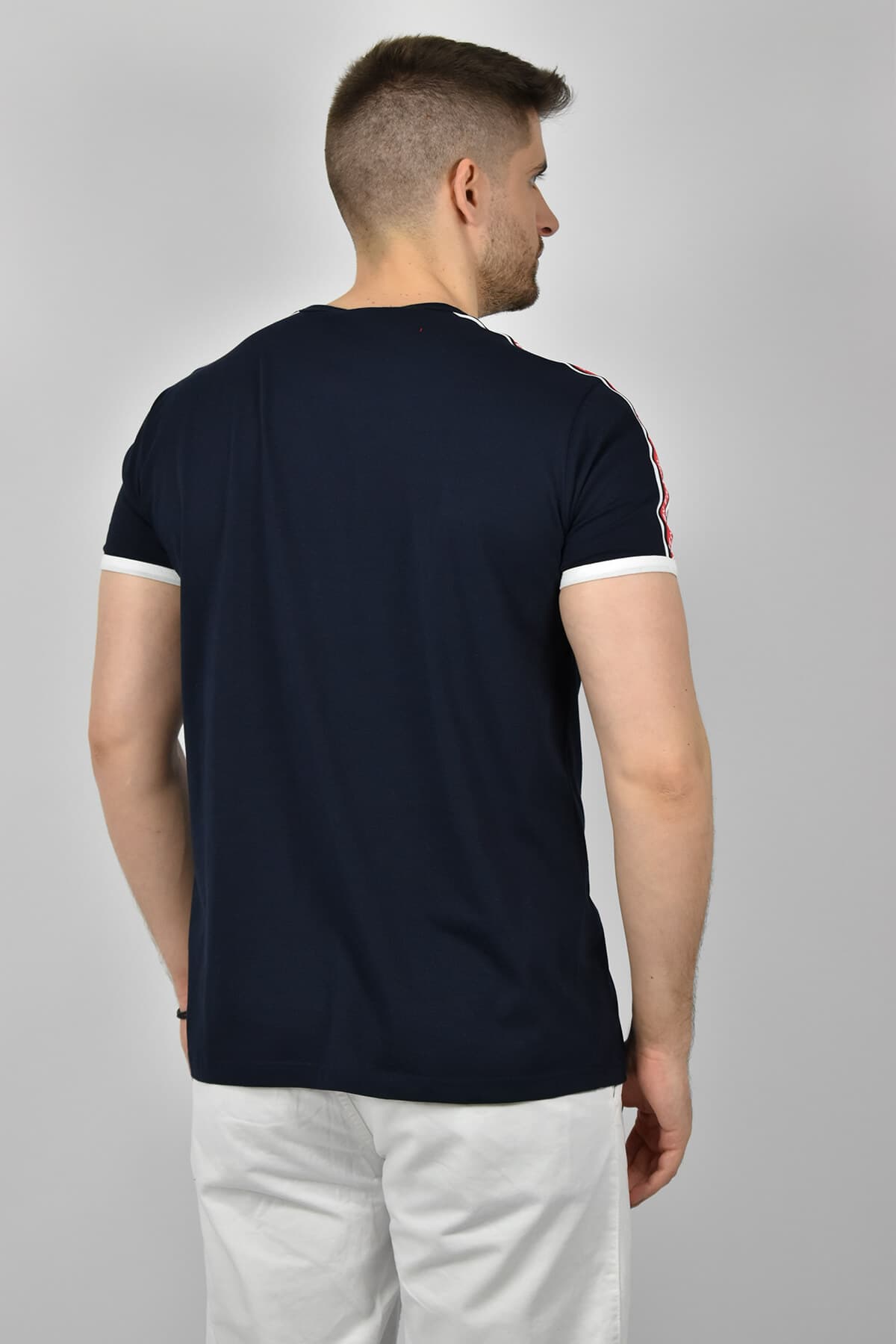 MRT Martini T-shirt Με Ρίγες - Σκούρο‌‌ μπλε - 70687