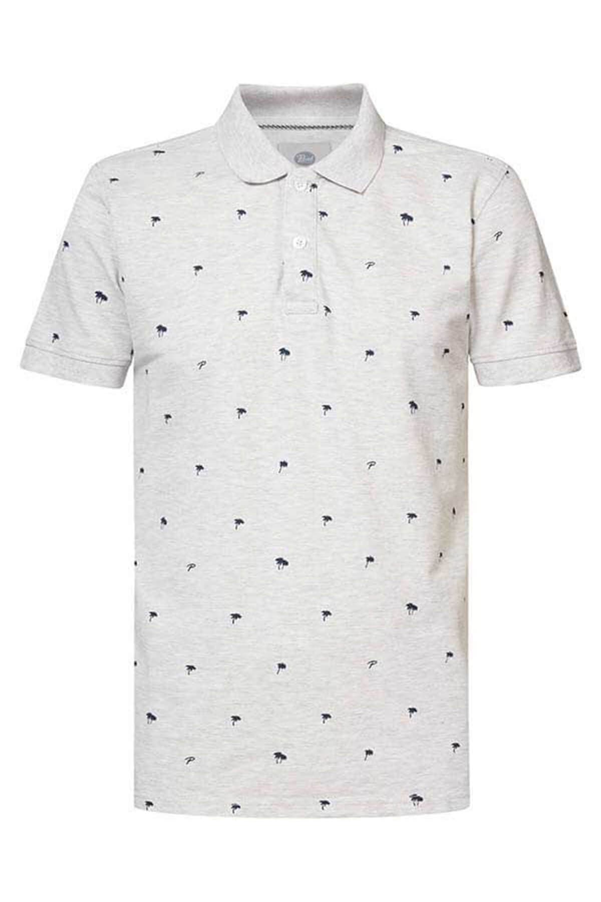 Petrol Industries Μπλούζα Πόλο Palm Tree