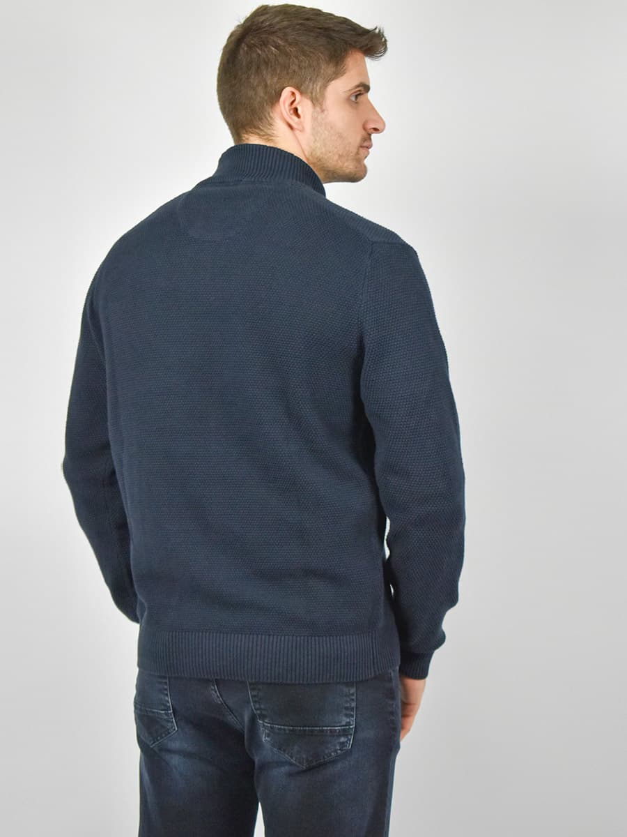 Visconti Πουλόβερ Με Φερμουάρ - Σκούρο‌‌ μπλε