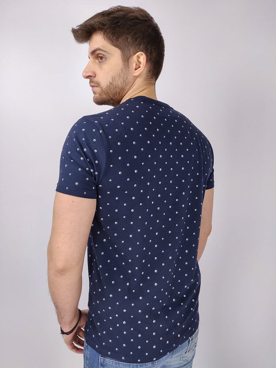 Petrol Industries T-Shirt - Σκούρο‌‌ μπλε