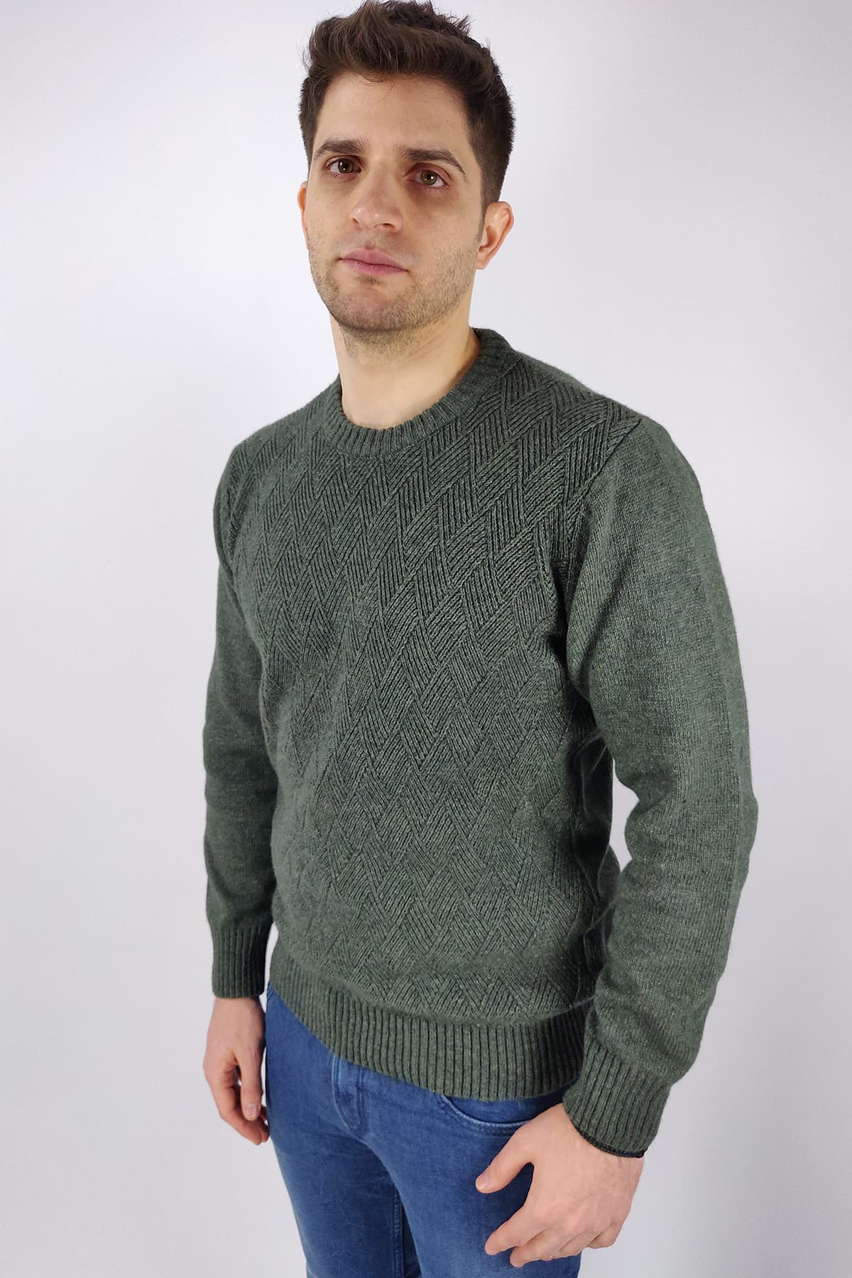 Men's Sweaters Rammazzoti Green