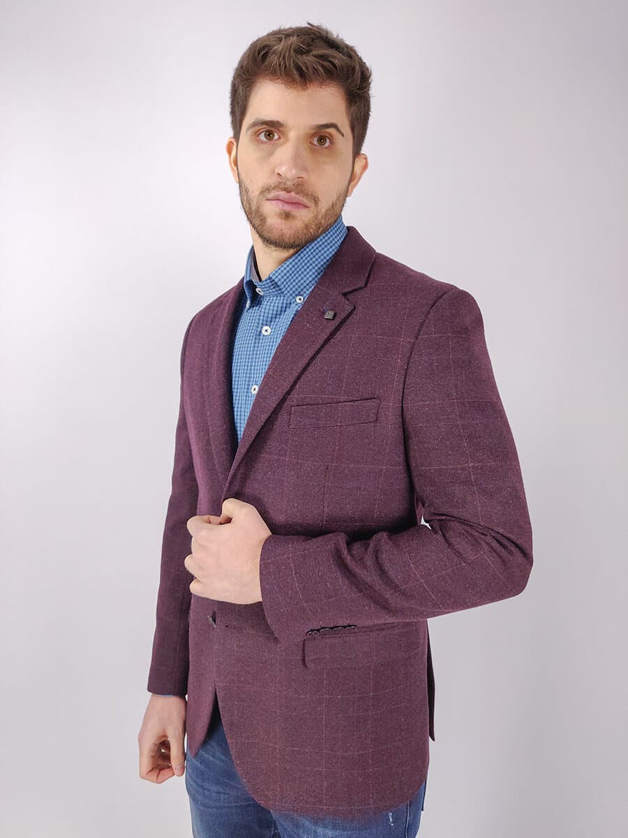 Men's Blazers Leonardo Uomo Red