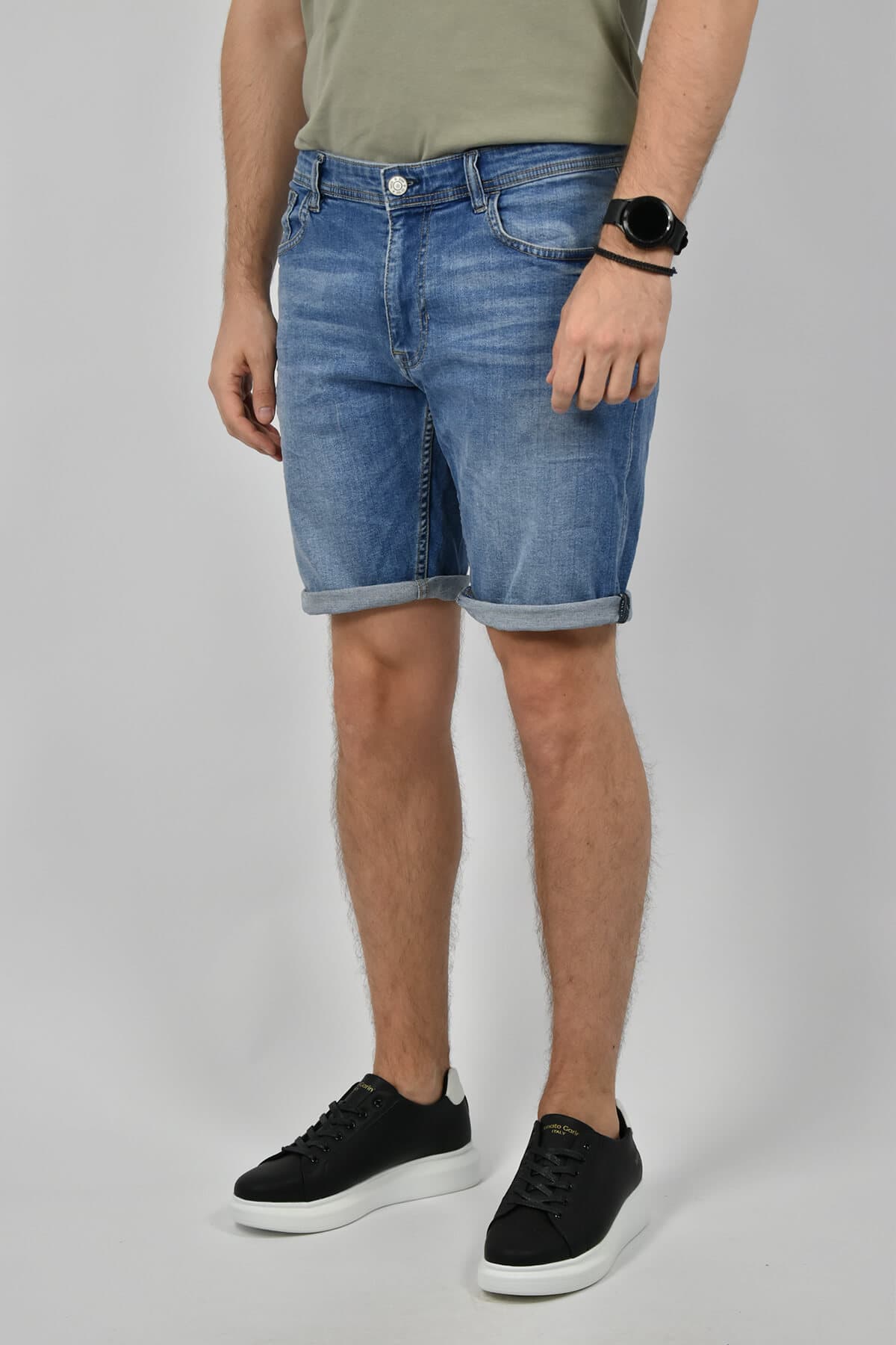 Men's Denim Shorts Marcus Blue