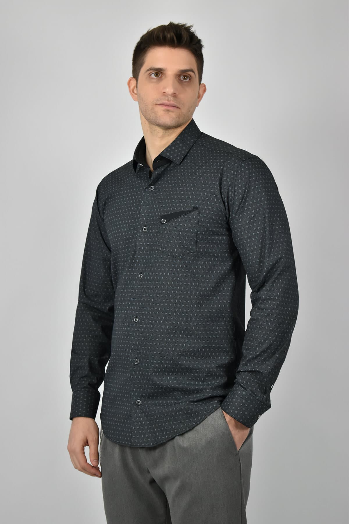 Men's Shirts Endeson Gray