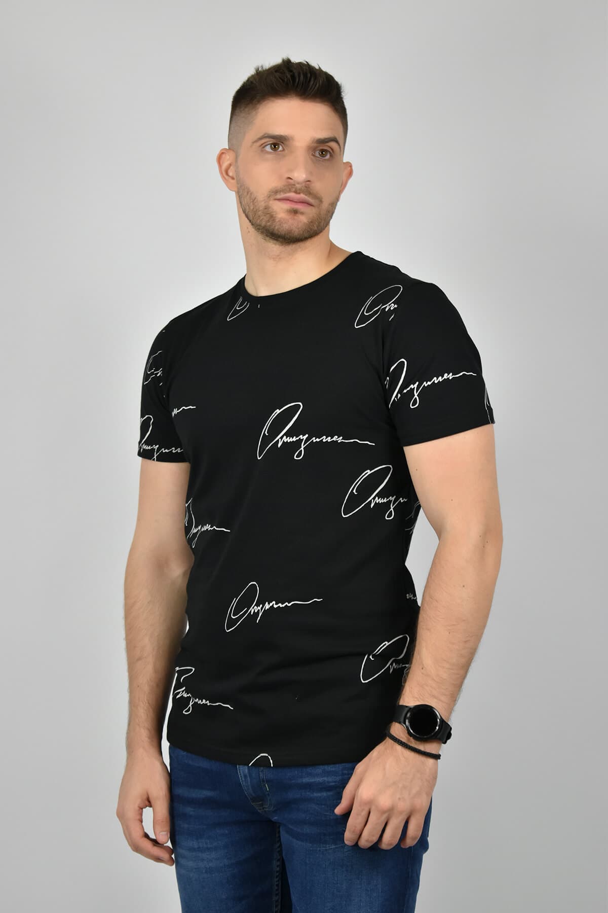 Clever T-Shirt Με Τύπωμα Σε όλη Τη Μπλούζα