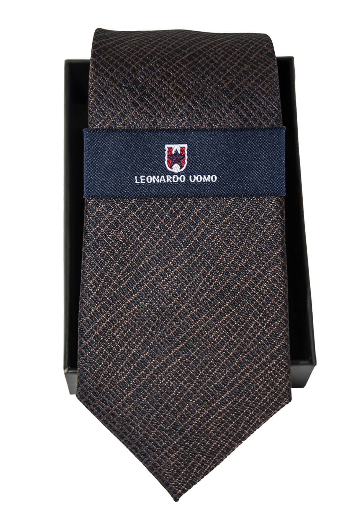 Men's Ties Leonardo Uomo Brown