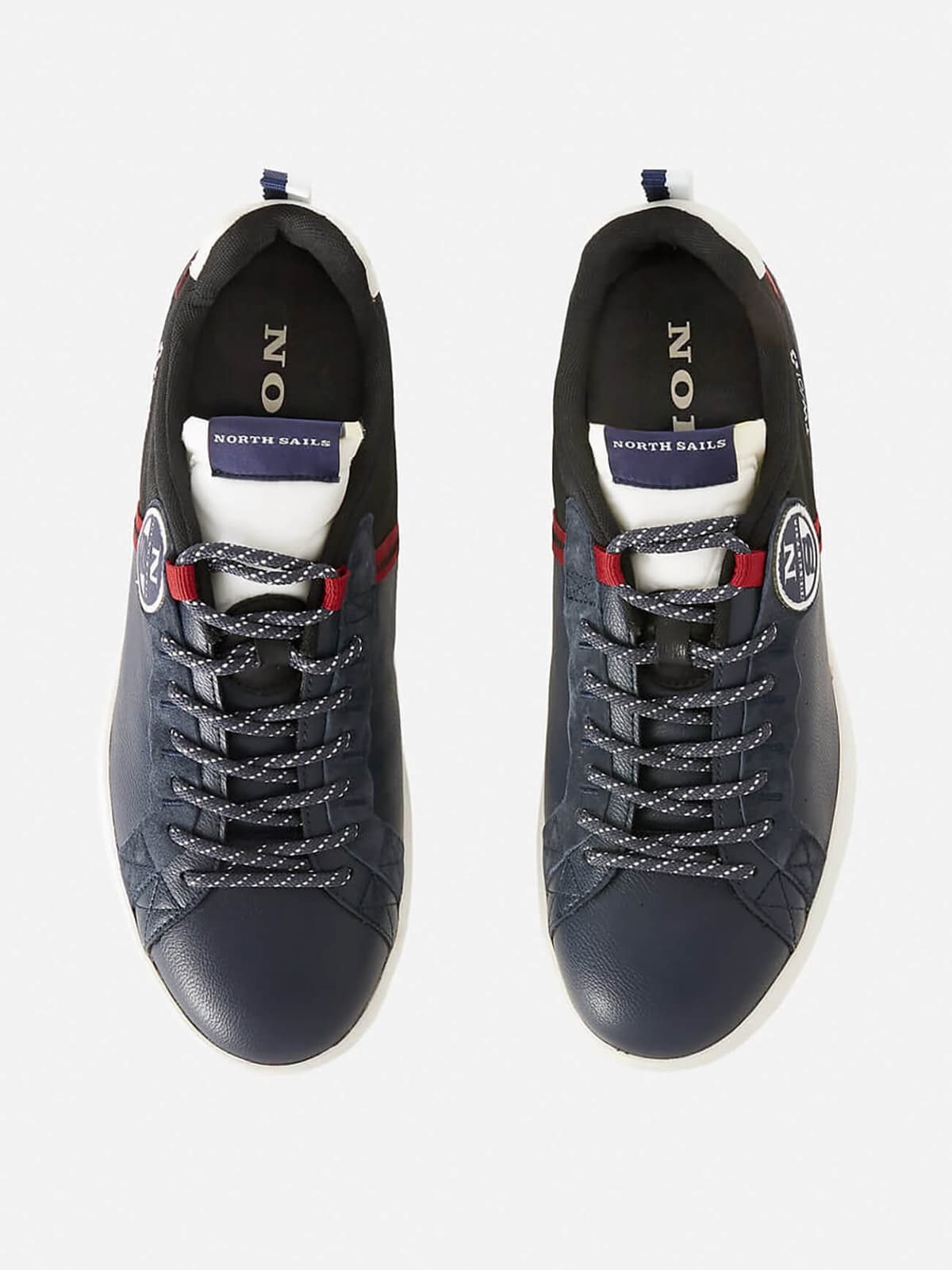 North Sails Παπούτσια Sneaker - Μπλε - WG TW-01 RECY-020 NAV/BLK/RED