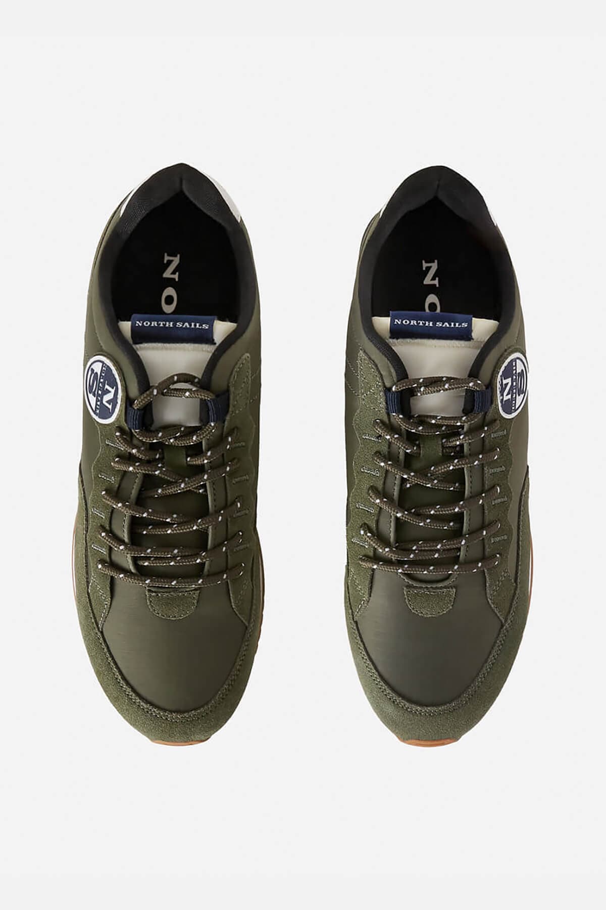 North Sails Παπούτσια Sneaker - Πράσινο - WG RW-04 FIRST-024 MILIT-GREEN