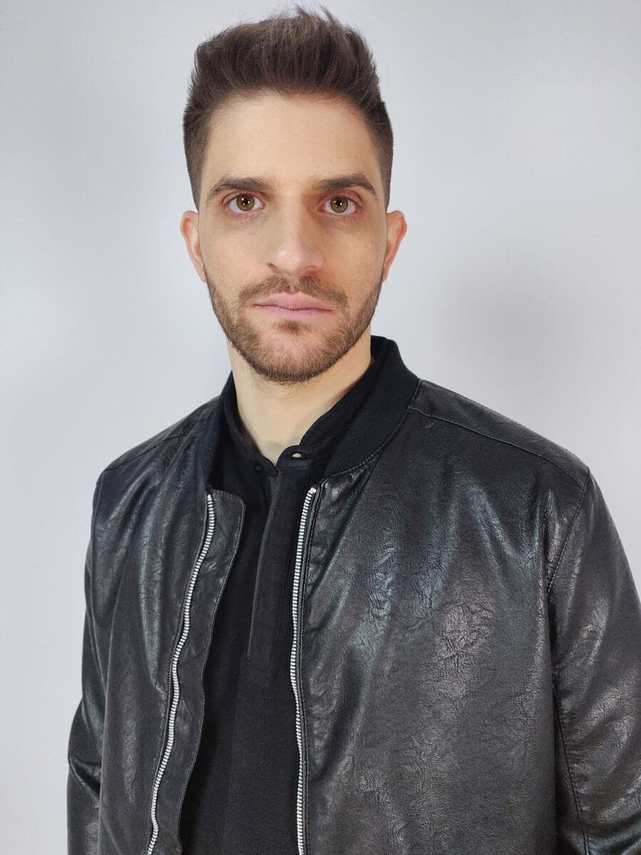 OEM Μπουφάν Δερμάτινο Bomber