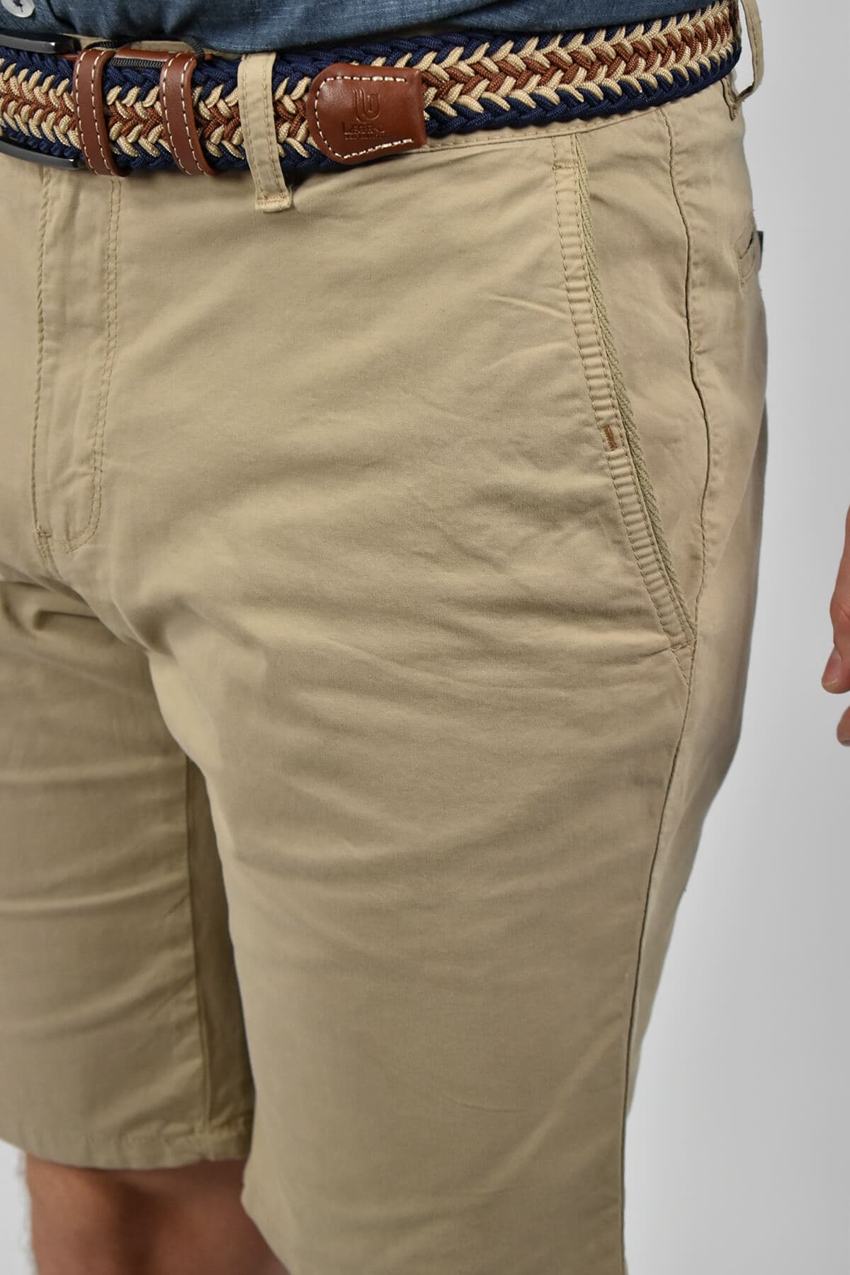 LCDN Βερμούδα Chinos Bari Confort - Μπεζ - Francis 34VF