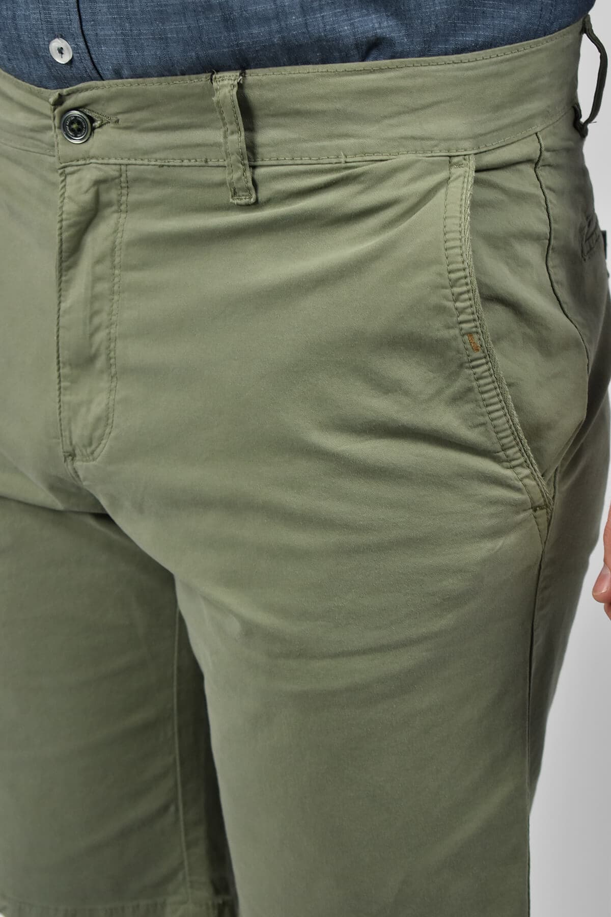 LCDN Βερμούδα Chinos Bari Confort - Πράσινο - Francis 34VF