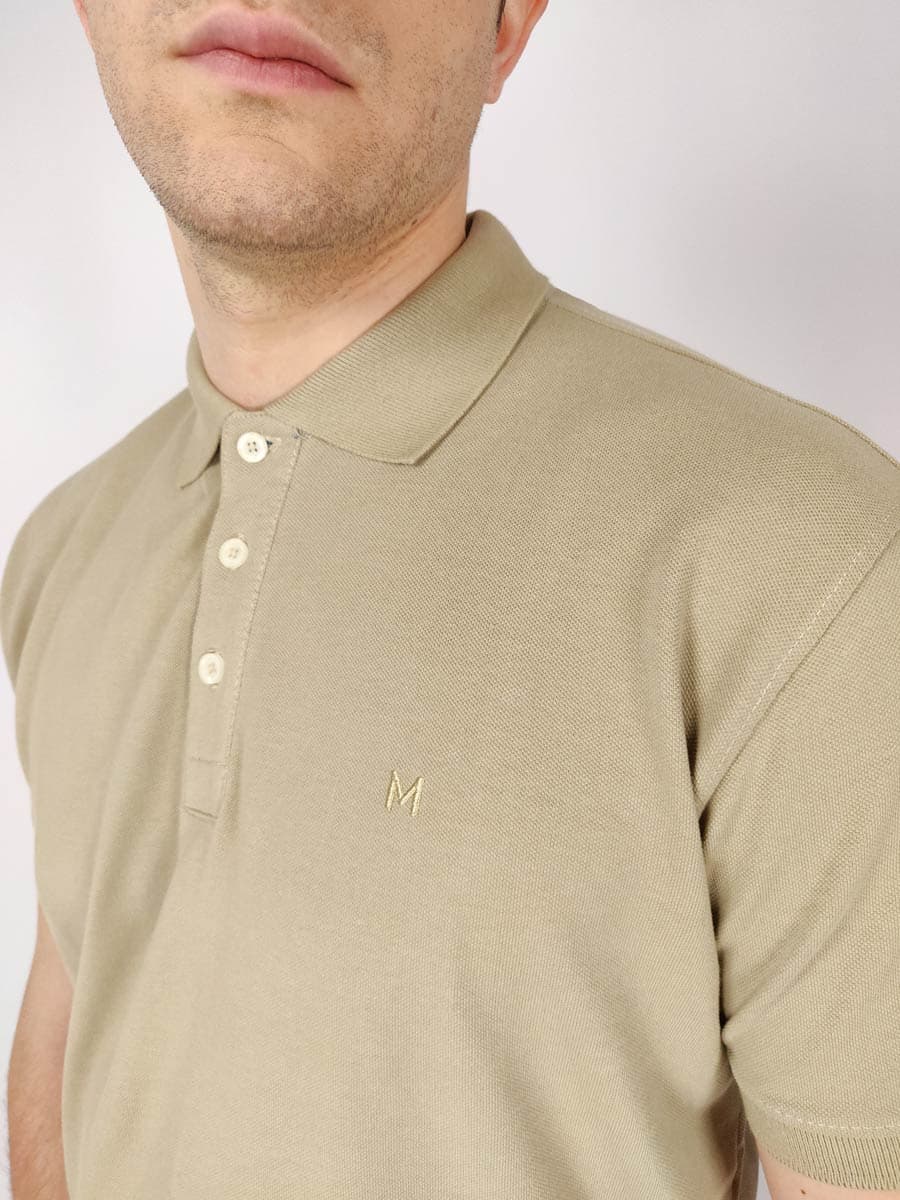 Marcus Μπλούζα Πόλο - Μπεζ - 27-200020 CASPIAN