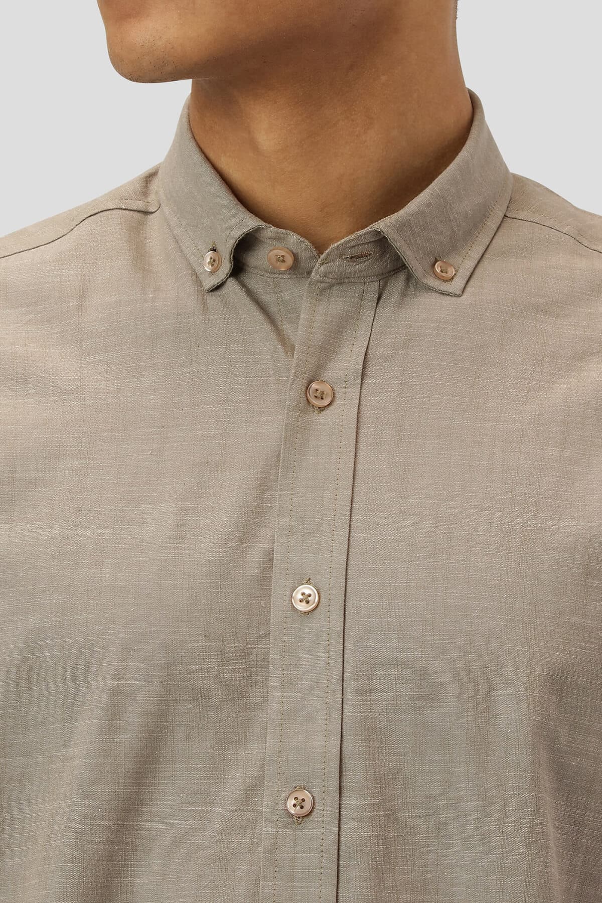 Marcus Πουκάμισο Woody Solid LS