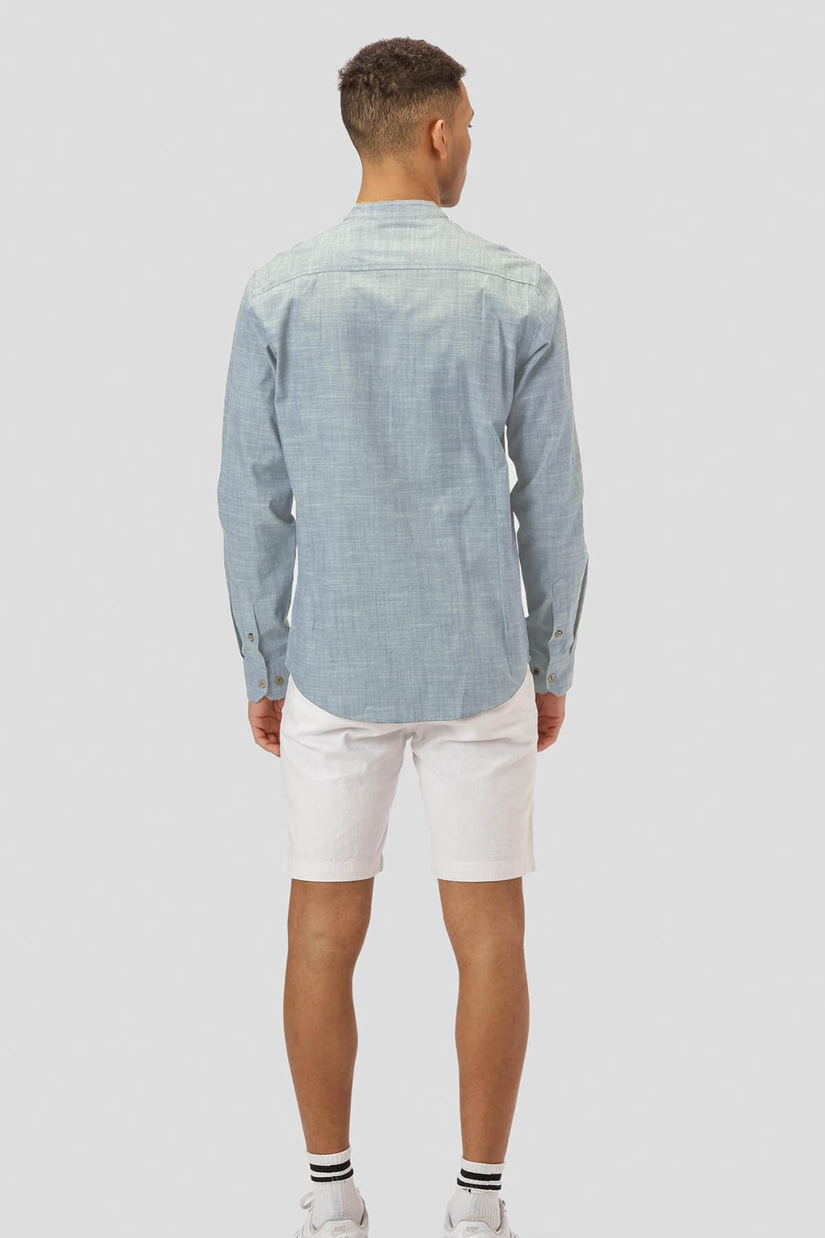 Marcus Πουκάμισο Woody Stand Solid LS