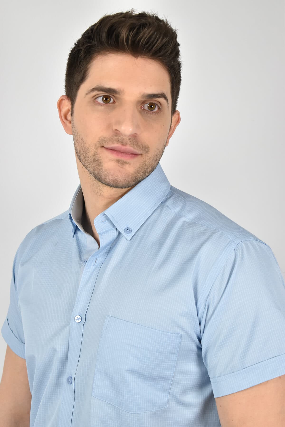 Leonardo Uomo Καρό Πουκάμισο