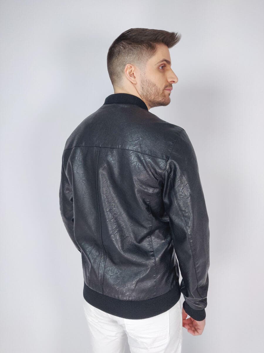 OEM Μπουφάν Δερμάτινο Bomber