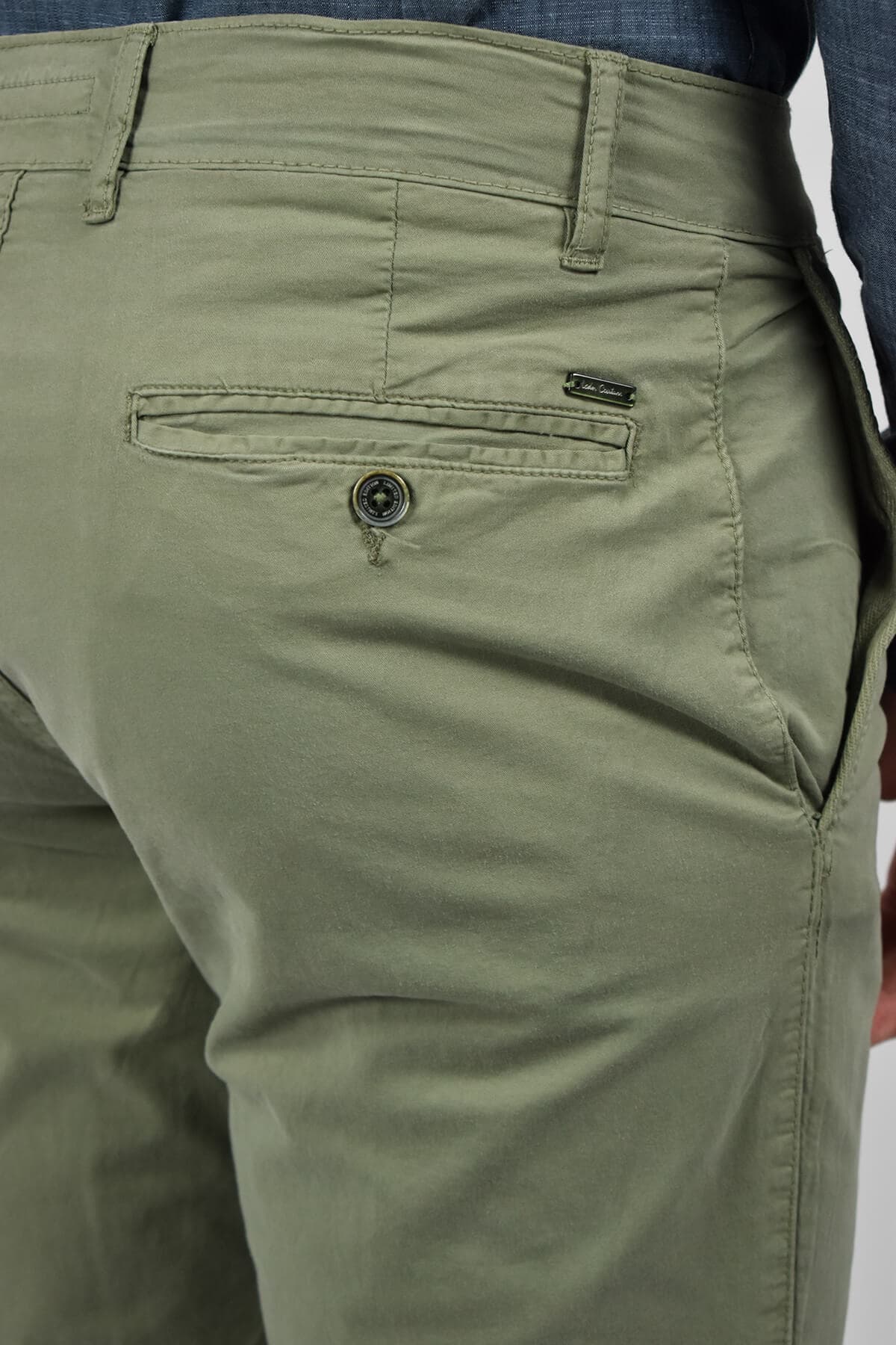 LCDN Βερμούδα Chinos Bari Confort - Πράσινο - Francis 34VF